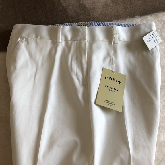 Orvis White Chino Pants Size 8 Brand New with Tags - Picture 2 of 4